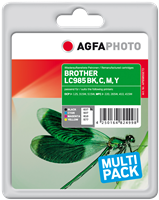 Agfa Photo LC985BK,C,M,Y Multipack Schwarz / Cyan / Magenta / Gelb