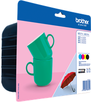 Brother LC-227XL+LC-225XL Schwarz / Cyan / Magenta / Gelb Value Pack