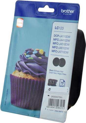 Brother LC-123 Multipack Schwarz