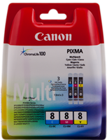 Canon CLI-8 Multipack Cyan / Magenta / Gelb