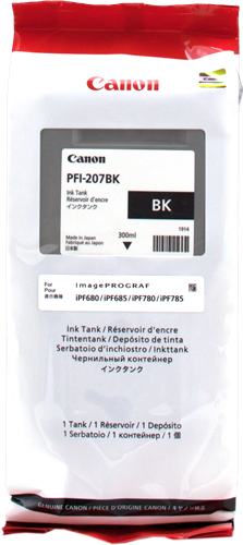 Canon PFI-207bk Schwarz Druckerpatrone