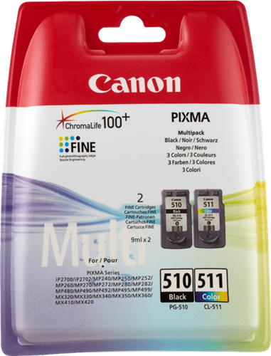 Canon PG-510+CL-511 Multipack Schwarz / mehrere Farben