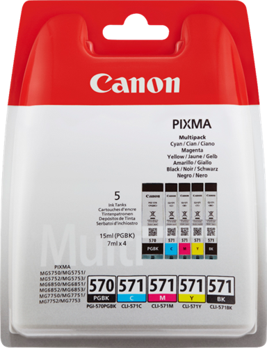 Canon PIXMA TS6052 PGI-570+CLI-571