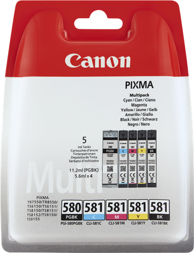 Canon PIXMA TR4650 PGI-580+CLI-581