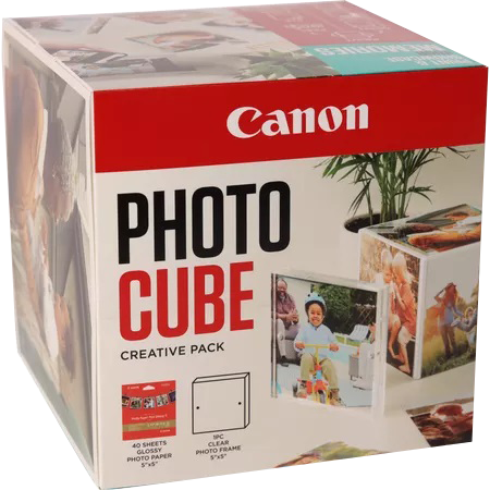 Canon PIXMA TS8151 PP-201 5x5 Photo Cube Creative Pack