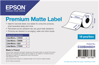 Epson Premium Matte Label - 102mm x 51mm 