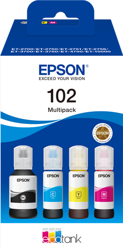 Epson 102 Multipack Schwarz / Cyan / Magenta / Gelb