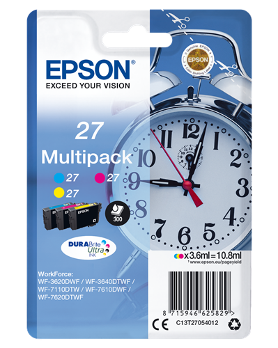 Epson 27 Multipack Cyan / Magenta / Gelb