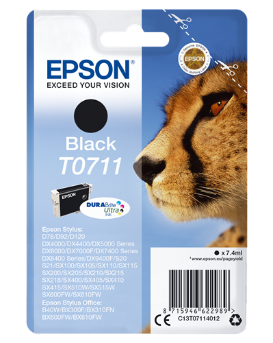 Epson T0711 Schwarz Druckerpatrone