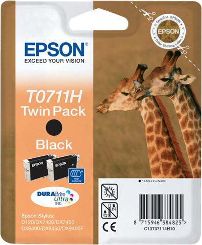 Epson T0711H Multipack Schwarz