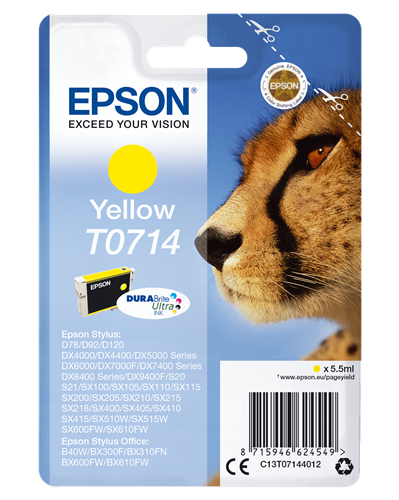 Epson T0714 Gelb Druckerpatrone