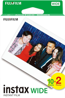 Fujifilm Instax Wide Instant-Farbfilm 8,6 x 10,8cm Weiss