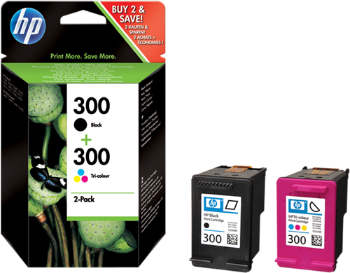 HP 300 Multipack Schwarz / mehrere Farben