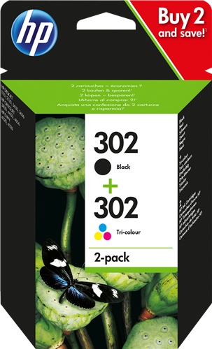 HP 302 Multipack Schwarz / mehrere Farben