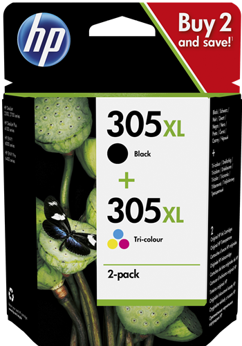 HP 305 XL Multipack Schwarz / mehrere Farben