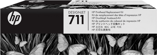 HP 711 Druckkopf Schwarz / Cyan / Magenta / Gelb