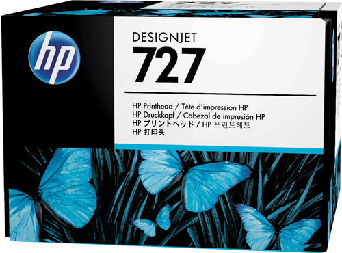 HP 727 Druckkopf Schwarz / Cyan / Magenta / Gelb