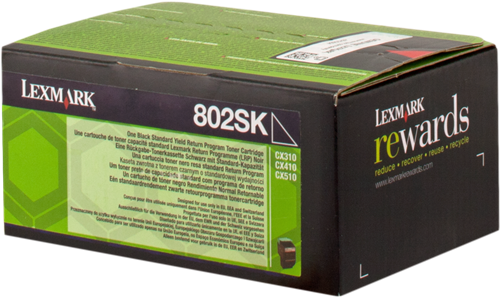Lexmark 802SK Schwarz Toner