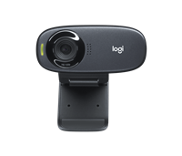 Logitech C310 HD-Webcam Schwarz