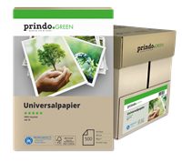 Prindo A4 Recycling Universalpapier 5x500 Blatt rauchweiß