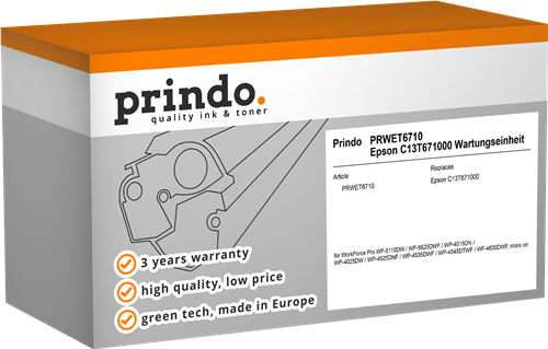 Prindo WorkForce Pro WF-5620DWF PRWET6710
