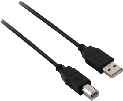 V7 USB-Kabel schwarz 3m Schwarz